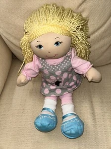 Cracker Barrel Retired 2013Butterflies Plush Girl Doll Blonde Hair Blue Eyes 17" - Picture 1 of 7
