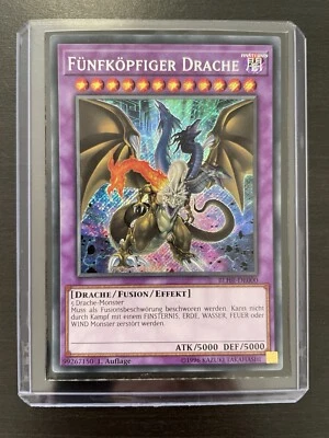 Yu-Gi-Oh! Fünfköpfiger Drache BLHR-DE000 Secret Rare Near Mint 1. Auflage  - Bild 1 von 4