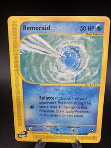 Remoraid 105/147 Aquapolis Common Pokemon Card LP