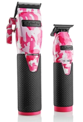 Babyliss Pro Limited FX+ Pink Camo Clipper and Outlining Trimmer  FXHOLPKCAMPK - Image 1 of 4