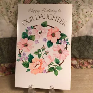 Vintage American Greetings Daughter Birthday Card - Picture 1 of 4