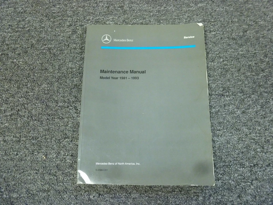 Mercedes Benz 300TE 400E 400SEL 500E 1993 500SEC manual de mantenimiento de servicio de taller Foto 1 de 1