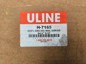 Uline H-7165 Additional Mail Sorter Shelves - Set of 5, 9 x 11" - Picture 1 of 2