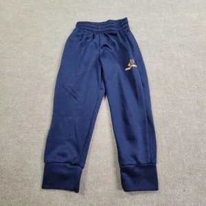 Mossy Oak Sweatpants Kids 4 Navy Blue Fleece Lined Elastic Waist Straight Leg - Picture 1 of 7
