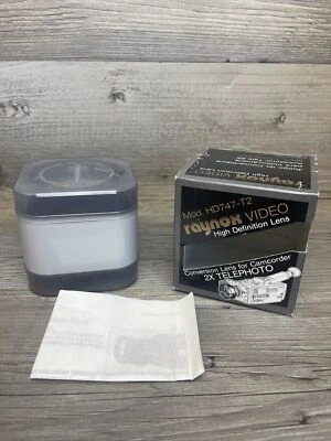 Raynox High Definition Video lens 2X HD747-T2 - Image 1 of 4