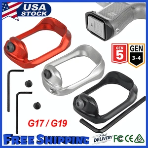 Aluminum Flared Magwell For Gen 3-4 Gen 5 Glock 19/17/22/24/31/34/35/37 US-Stock - Picture 1 of 16