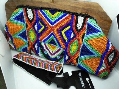 👜ALDO Beaded Clutch✨ Pier One Beaded Headband =  👜 + ✨MATCH MADE IN HEAVEN✨ Foto 1 de 4