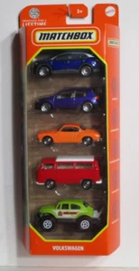 PACK DE 5 MATCHBOX TODOS VOLKSWAGEN / BUS / BAJA BUG / KARMANN GHIA / GOLF / EV 4 - Imagen 1 de 1