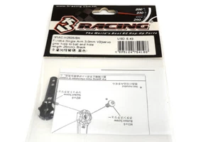 Futaba Single Arm 3mm V2 (servo gear hole to ball end hole length:25mm)- Black - Picture 1 of 1