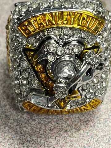 2017 SIDNEY CROSBY COMMEMORATIVE CHAMPIONSHIP RING PENGUINS SIZE 9 Cover