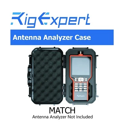 RigExpert MATCH Portable Handheld Antenna Analyzer Custom Carry Storage Case - Image 1 of 4