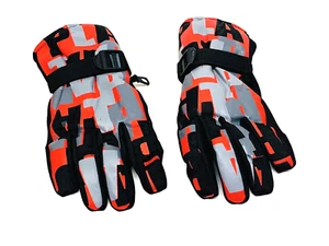 8Nr. PAAR MOTORRAD / ROLLER GROSSE POLYESTER WASSERDICHTE OUTDOOR HANDSCHUHE - Bild 1 von 6
