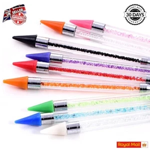 Rhinestone Picker Pen Wax Tool For Nails Dotting Craft Gems Diamonds Nail Art - Picture 1 of 27