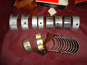 Nos 1956 1962 Chevrolet 235 261 L6 Engine STD Main Rod Bearing Set Vandervell - Foto 1 di 5