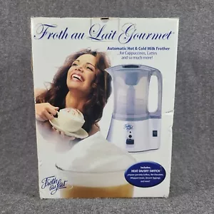 Froth Au Lait Gourmet Automatic Hot Cold Milk Frother Whipped Cream No Manual - Picture 1 of 8