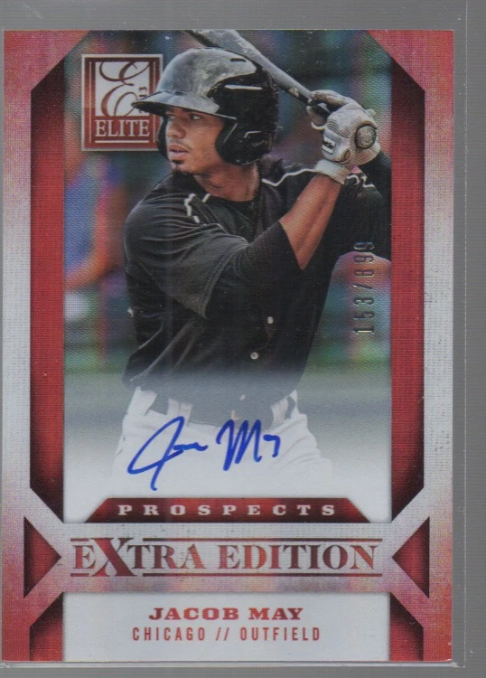 JACOB MAY 2013 ELITE EXTRA EDITION PROSPECTS AUTO CARD #151 /899 - Image 1 of 1