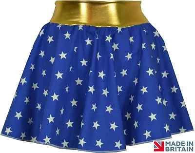 Ladies Sexy Wonder hero  Style Fancy Dress Superhero Day Hen do Skirt Costume - Image 1 of 3