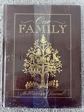 1990 Nelson Regency's Our Family: A Historical Journal Book Leather Style Bound