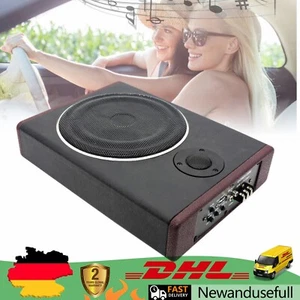 Auto Untersitz Subwoofer Aktiv Subwoofer Bassbox Ultrad��nner Lautsprecher 600W - Bild 1 von 8