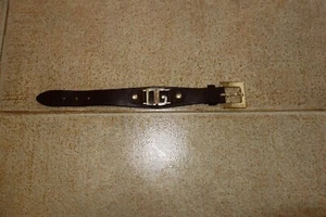 Dolce&Gabbana SIGNATURE Leather Bracelet Bracciale Pelle M 100% Auth. THE RAREST - Foto 1 di 5