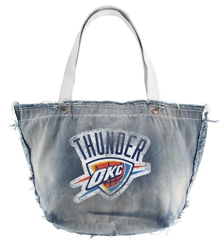 Oklahoma City Thunder Vintage Tote Purse [NEW] NBA Clutch Bag Backpack Wallet ID Cover