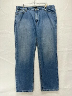 Alfani 直筒牛仔裤男式 38 x 32 码 - 浅水洗蓝色牛仔中腰 — 第 1/4 张图片