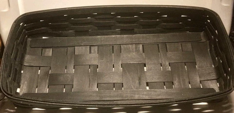 Longaberger PROTOTYPE Extra Large Long Serving Basket-Black-NEW!!! Cover