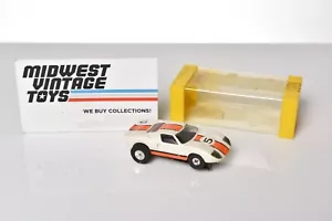 AURORA TJET FORD GT 40 WILD ONE BLANCO CON RAYA NARANJA HO SLOT CAR #5 - Imagen 1 de 8