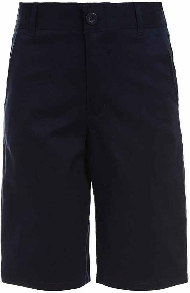 Nautica Boys' School Uniform Flat Front Stretch Twill Short Navy Size 16 Xed4