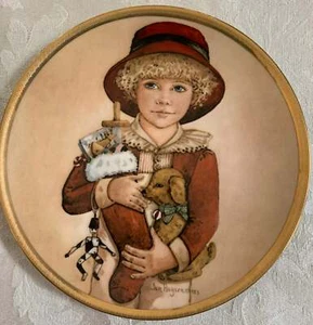 Chris Second Edition Collector Plate Old Fashioned Christmas Series  by Jan Haga - Picture 1 of 6