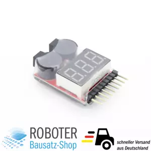 Low Voltage Lipo Batterie Spannungstester + Buzzer Alarm - Bild 1 von 2
