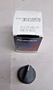 AC Delco 16189578 gray heater control knob - Picture 1 of 3