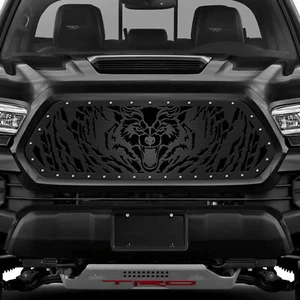 Custom Aftermarket Steel Grille for 2016-2017 Toyota Tacoma DIREWOLF Made in USA - Picture 1 of 3