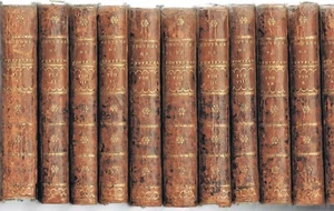 OEUVRES de Monsieur De FONTENELLE Frontispice Ex-libris 11 volumes complets 1766 - Picture 1 of 12