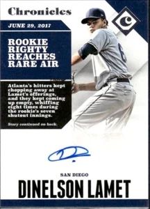 2017 Panini Chronicles Dinelson Lamet Chronicles Autographs #CA-DL Auto - Picture 1 of 2