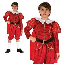 Enfant tudor fancy dress costumes livre semaine costume enfants médiéval 4-12 ans