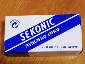 SEKONIC Synchro Cord 3 Plugs (Meter, Camera, Flash) SYNC Cord JL2B New F/S - Picture 1 of 5