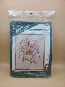 Vintage Elsa Williams Crewel Chinese Cherry Tree Embroidery Kit - Picture 1 of 5