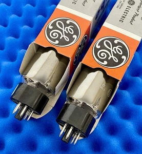 2 GE 6L6GC Vacuum Tubes TRUE NOS /Matched Gm / Amplitrex Tested  /  + Boxes 1971 - Picture 1 of 18