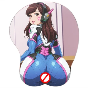 Dva Overwatch D.Va 3D Mouse Pad Diva Ass Gaming Anime Wrist Rest Sexy Ergonomic - Picture 1 of 1