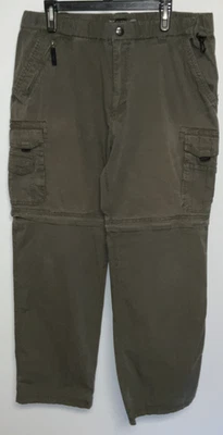 BC Clothing Convertible Cargo Pants Men's Extra Large Green - Image 1 of 3