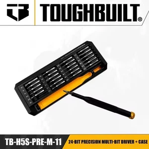 TOUGHBUILT TB-H5S-PRE-M-11 Precision Multi-Bit Magnetic Screwdriver Repair Tool - Picture 1 of 12