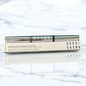 Bobbi Brown Long-Wear Cream Shadow and Kohl Liner Pewter Shimmer & Black Matte - Picture 1 of 3