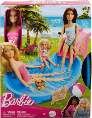 194735178285 Barbie. HRJ74 Basen z lalkami Barbie - Image 1 of 4
