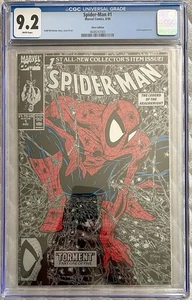 Spider-Man #1 Direct-Silver Edition (Marvel Comics August 1990) CGC 9.2 - Bild 1 von 2