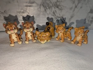 5x Go Diego Go Animal Rescue Baby Jaguar Figure Rubber & Mega Blocks 1.5"-2" - Picture 1 of 12