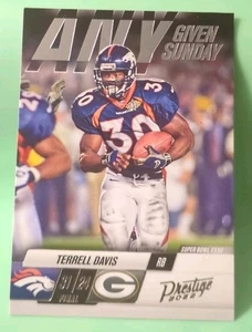 2022 Panini Prestige - Any Given Sunday Terrell Davis #3 - Denver Broncos - Picture 1 of 2
