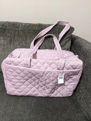 Bolso de Lona de Viaje Grande Vera Bradley Rendimiento Sarga Hortensia Rosa Foto 1 de 4