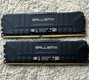 CRUCIAL BALLISTIX BL2K16G32C16U4B 3200 MHZ DESKTOP GAMING 32 GB DDR4 (16GB x 2) - Picture 1 of 1