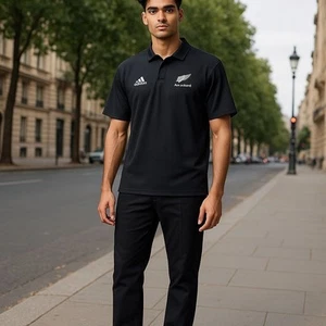 Adidas New Zealand All Blacks Rugby Union Shirt Mens Adult Replica Jersey XL New - Bild 1 von 14